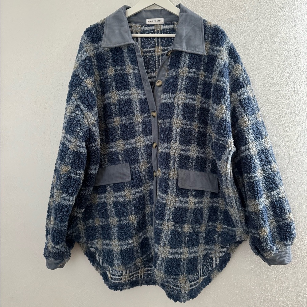 Plaid Teddy Jacket